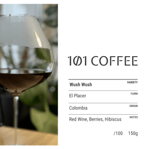 COLOMBIA El Placer Wush Wush Natural Extended Fermentation 150g (CiGS 2023 🥇)