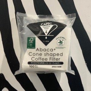 CAFEC ABACA+ Filtry do dripa Plus cup4 (100 szt.)